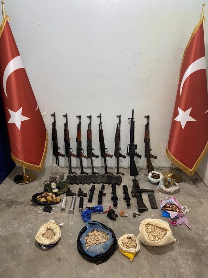Les armes ISIS capturées par l'armée Turque