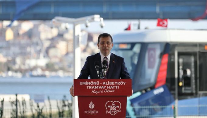 Le maire Ekrem Imamoglu du CHP