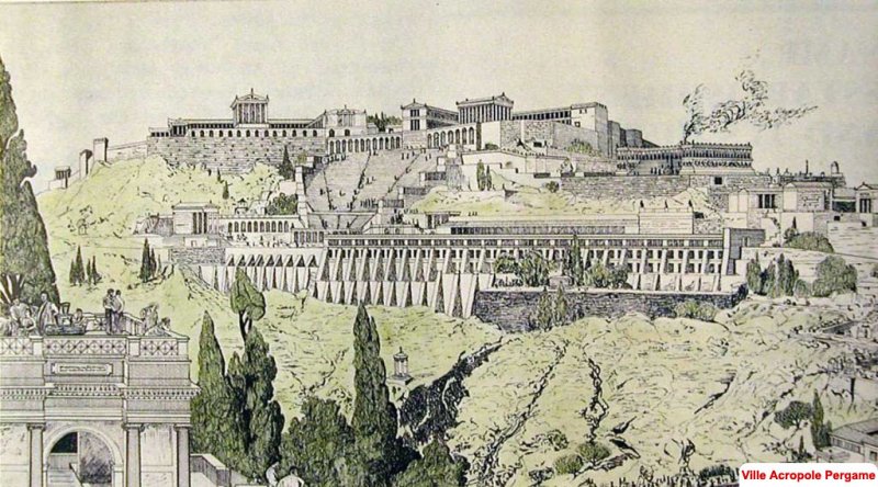 le sanctuaire d'Asclépios