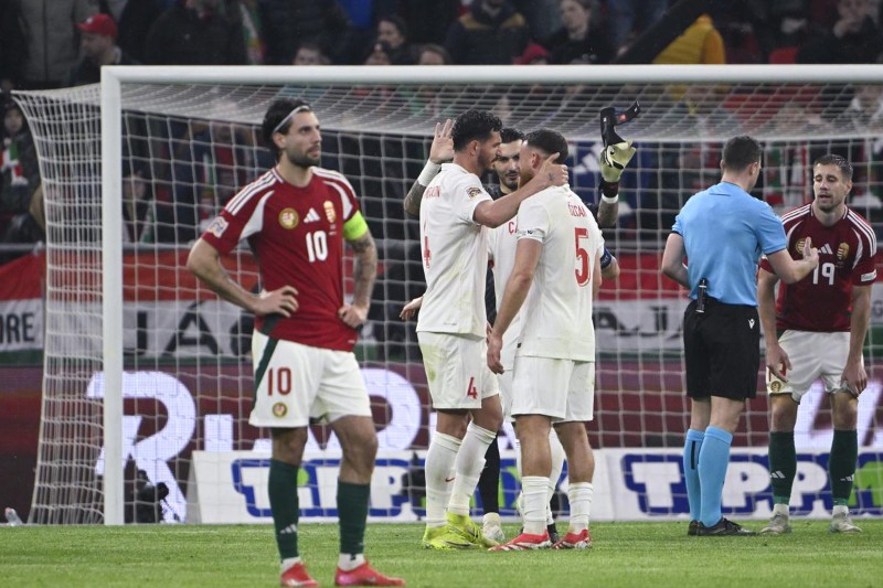 Ligue des Nations Dominik Szoboszlai : la Hongrie a battu la Turquie 3-0 à la Puskás Arena.