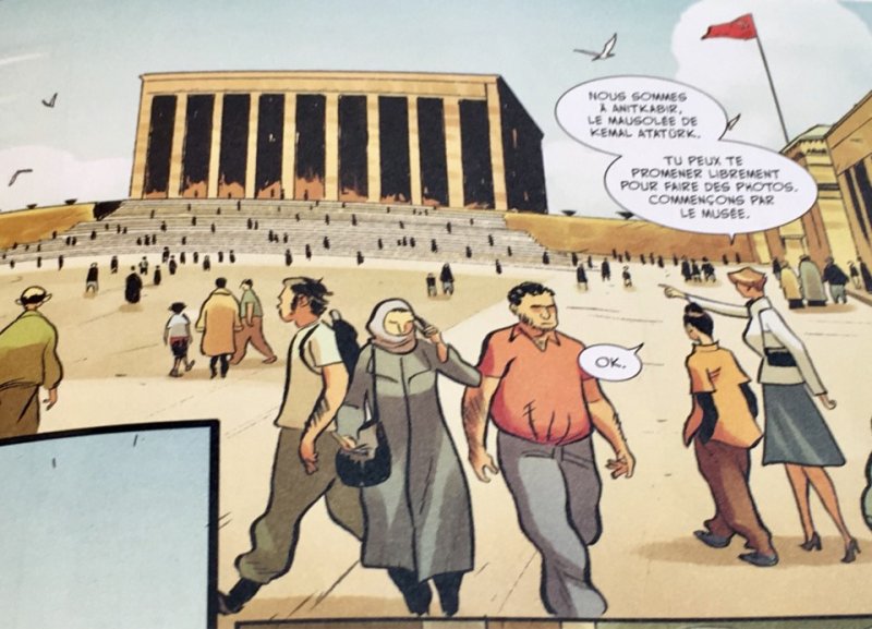 Une page de la BD de Loulou Dedola