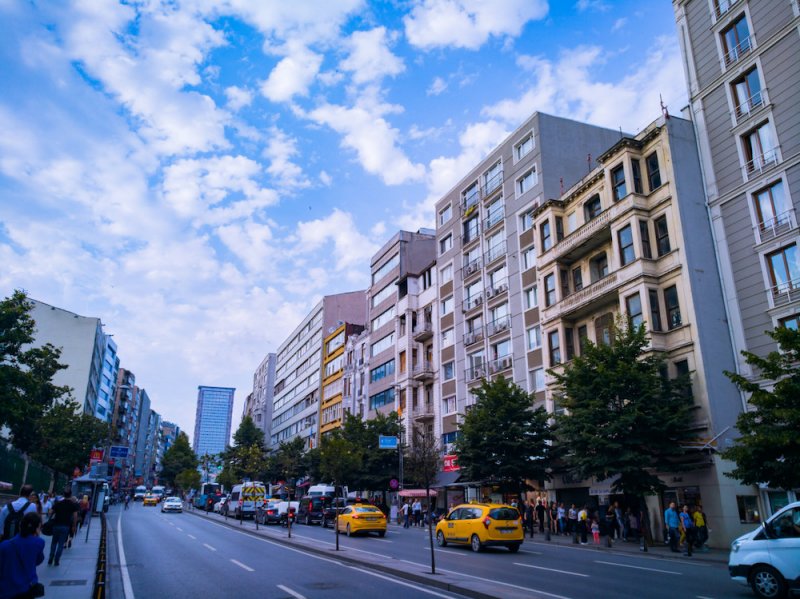 Le quartier de Levent à Istanbul