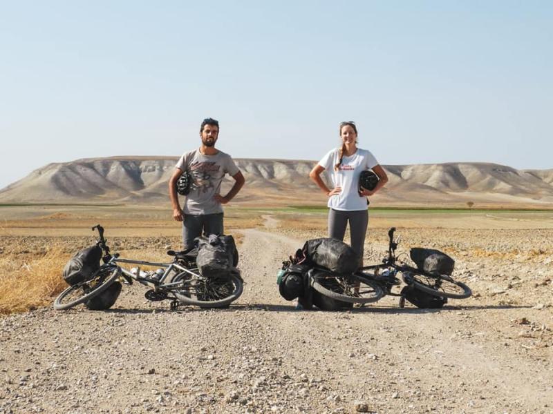 Tour du monde à vélo avec les deux française
