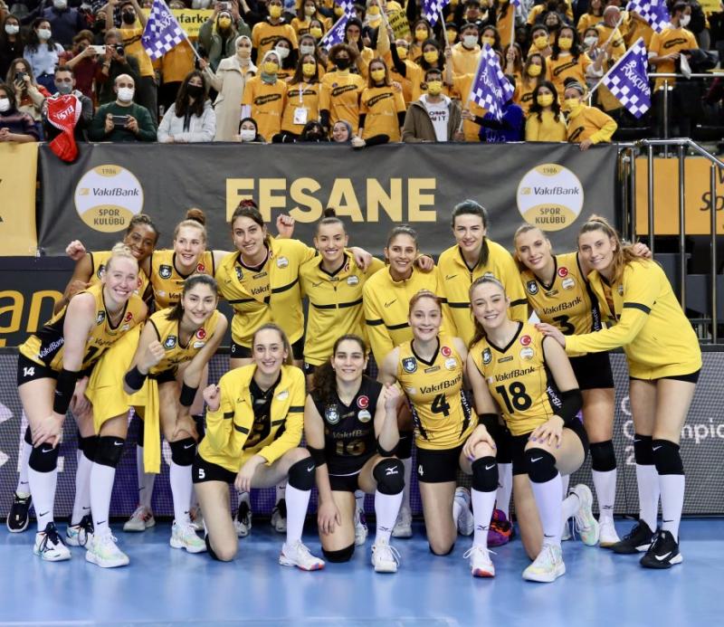 L'équipe Vakıf-Bank est en quarts de finale CEV2022