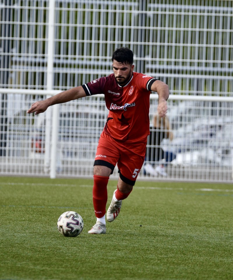 un match de foot au stade de la Doller donc l'équipe locale FC ANATOLIE MULHOUSE